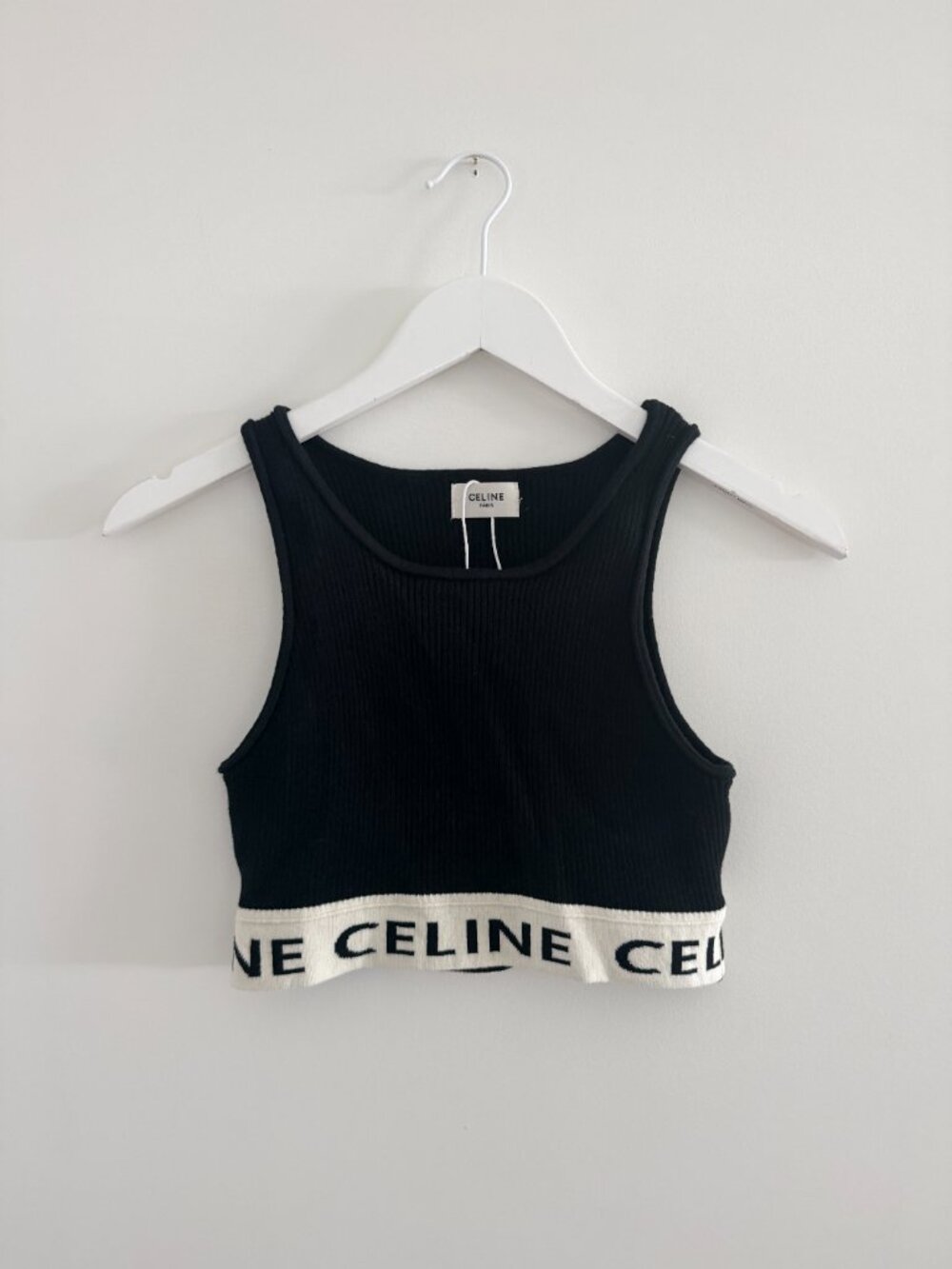 Celine Ribbed Crop Top